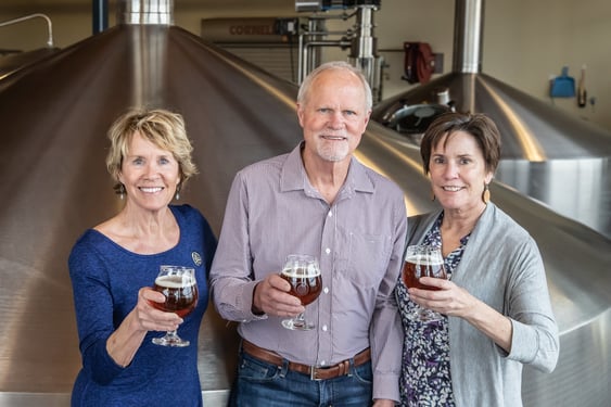 Founders Corkie, Doug and Wynne Odell