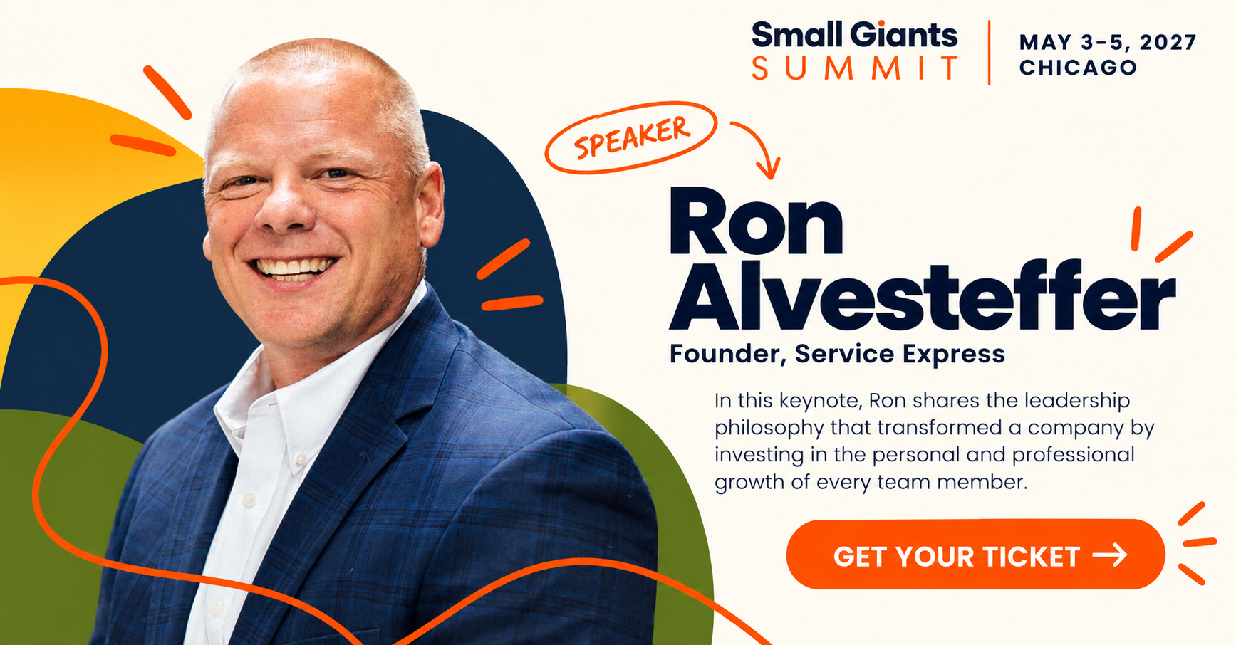 Ron Alvesteffer Small Giants Summit Banner