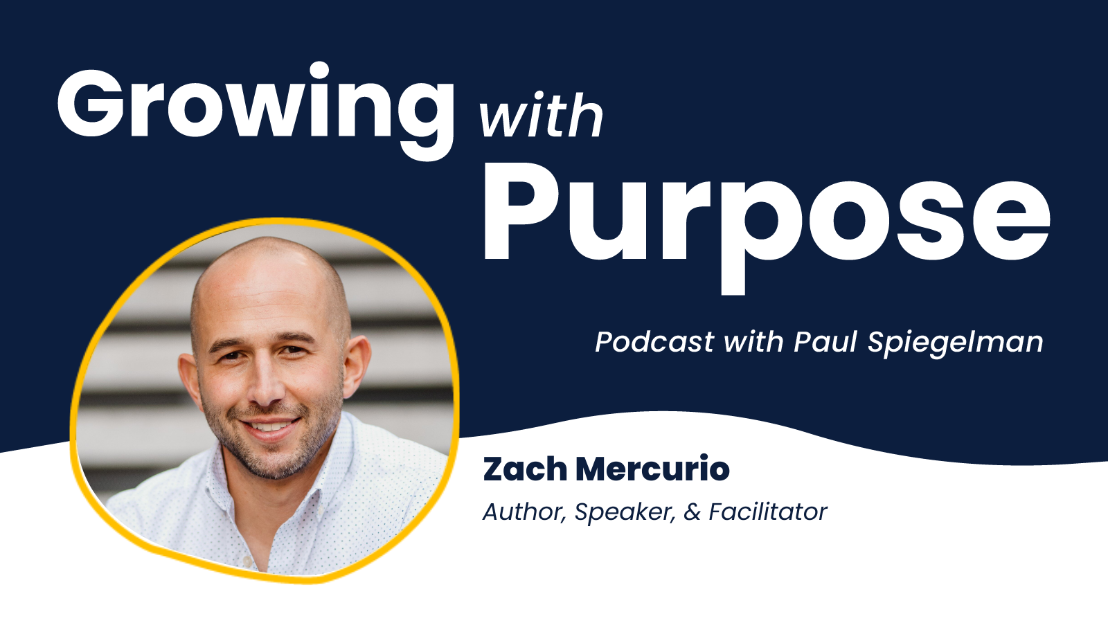 Banner image for podcast with headshot of woman